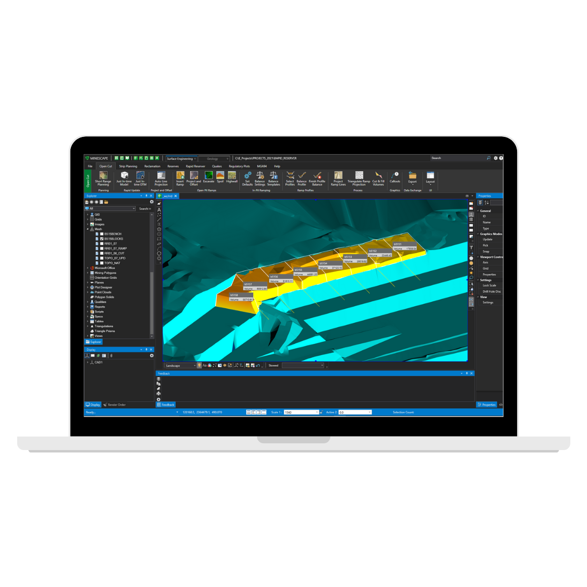 Datamine Geology Mining Software - MineScape Geology Solution